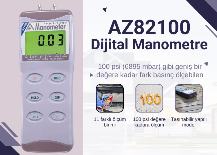 az 82100 manometre