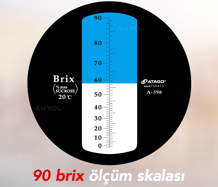 0-90 brix refraktometre