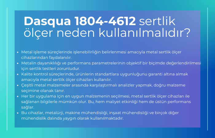 dasqua metal sertlik ölçer