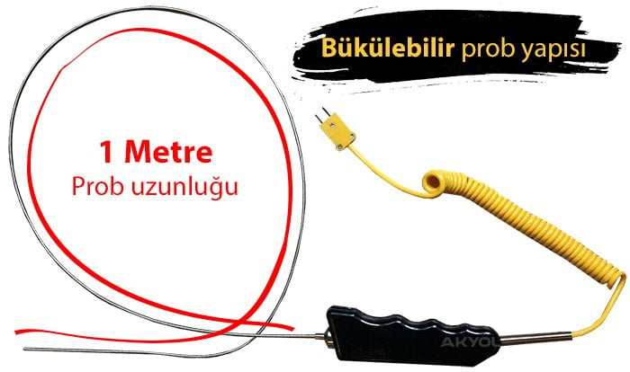 WRNM-102A 1 metre sıcaklık probu