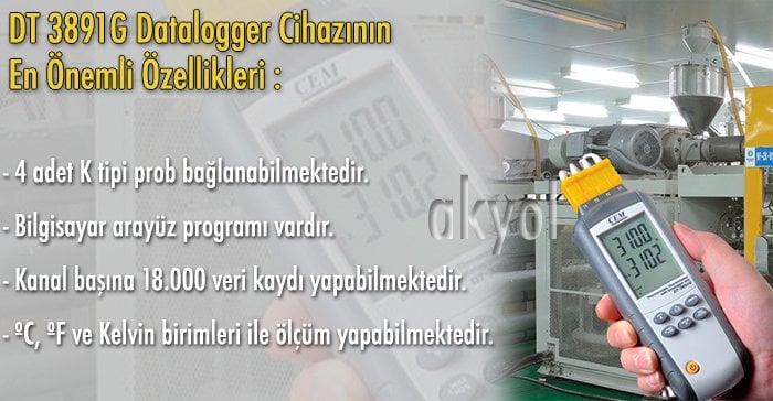 4 kanallı dataloggger cihazı