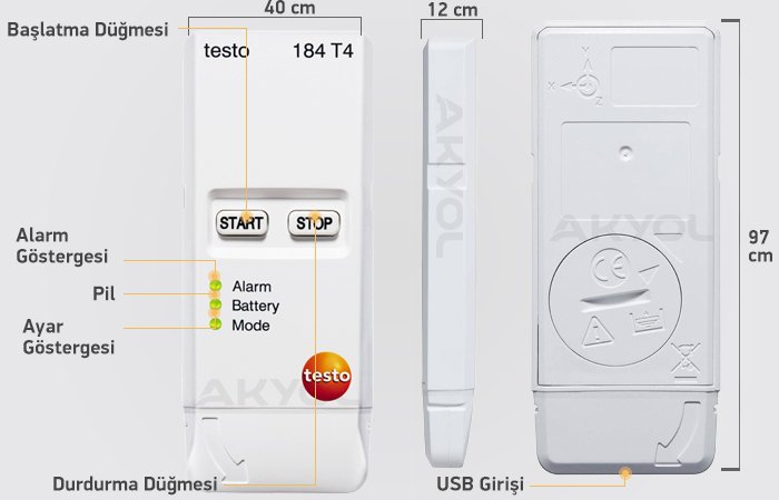 testo 184 t4 kayıt cihazı