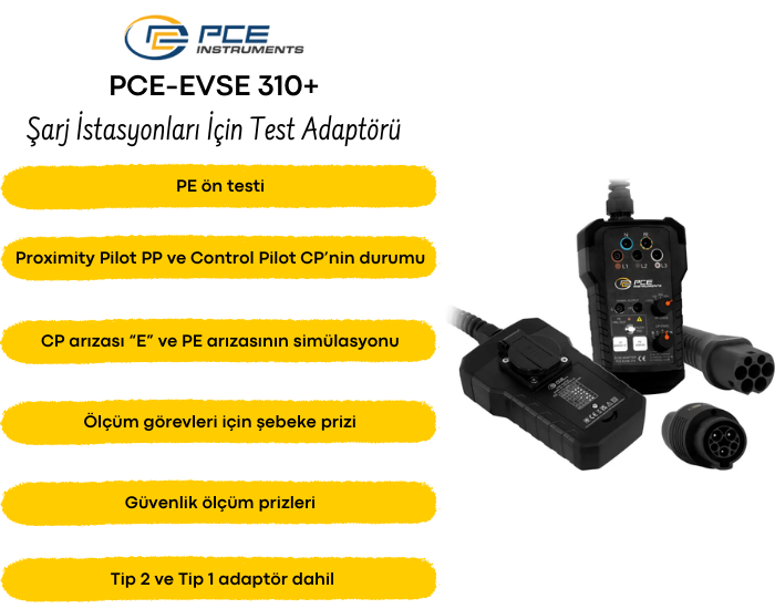 evse adaptör PCE-EVSE 310