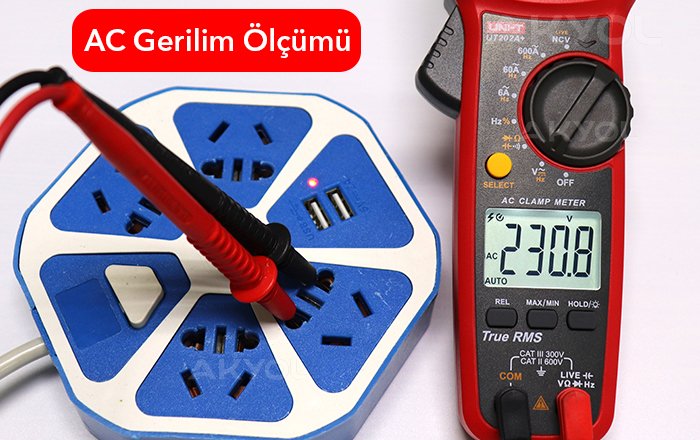 UT202A+ AC gerilim ölçer