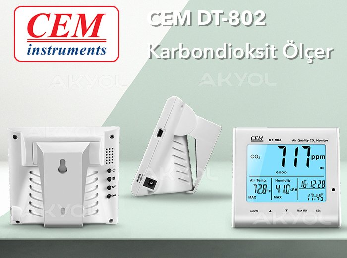 DT-802 co2 ölçer