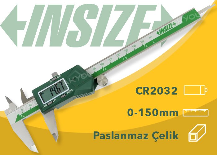 insize 1108-150 mm dijital kumpas