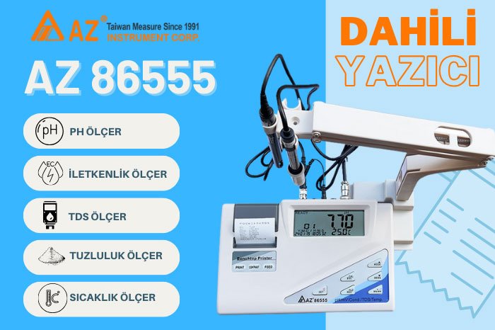 az 86555 ph ölçer