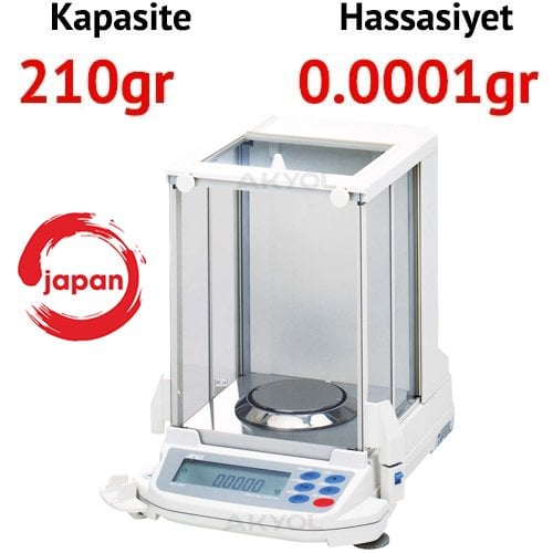 AND GR 200 Hassas Analitik Terazi - Hassasiyet:0.0001 gr. Max: 210 gr.