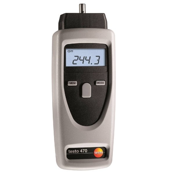 Testo 470 Temaslı Temassız Devir Ölçüm Cihazı