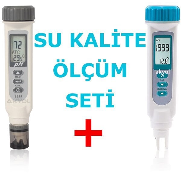 Su Kalitesi Ölçüm Cihazı Seti (8361 İletkenlik + 8685 Ph)