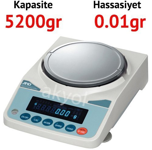 FZ 5000İ Hassas Terazi | 0.01 gr | 5200 gr