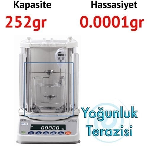 AHR-AZ Yoğunluk Ölçerli Analitik Terazi (252gr / 0.0001gr)