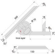 İnsize 2372-360 Universal Açı Ölçer