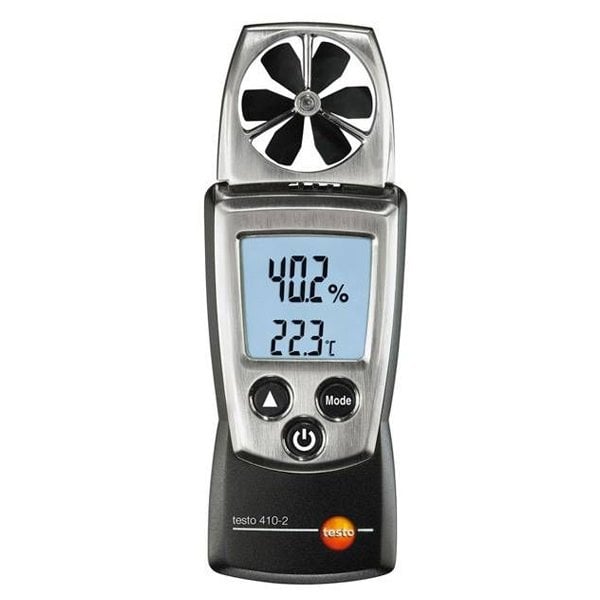 Testo 410-2 Anemometre (Hız+Sıcaklık+Nem)