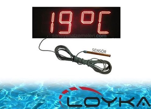 Loyka 15 CM - Büyük Ekranlı Havuz Suyu Sıcaklığı Ölçer