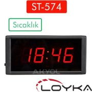 Loyka ST-574 Işıklı Termometre Saat