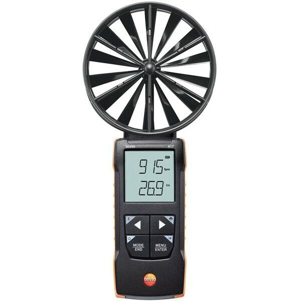 Testo 417 Akıllı Hava Hızı ve Debi Ölçer